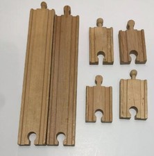 BRIO Wooden Railway 6 Pieces Assorted Train Tracks