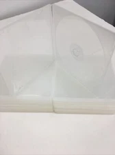 USDISC PP Poly Cases 5mm Plastic Wrap, Single 1 Disc (Clear) - 26 Pack