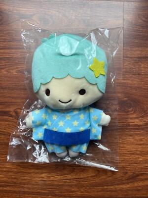 Twin Little Stars Plush Kiki Change Holder Zippered Pocket Cute Anime 9in