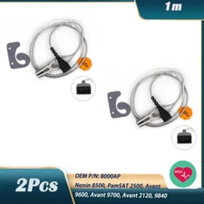 2Pcs Compatible with Nonin 8500 Avant 9600 SpO2 Sensor Adult ear clip 3ft 7Pin