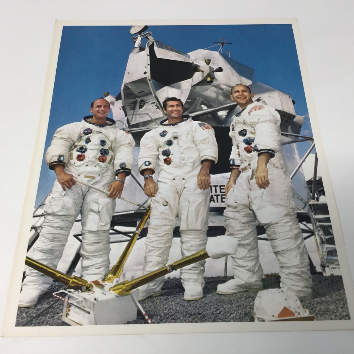 ヴィンテージ 1969 NASA 公認 アストロノーツ 2nd Vintage NASA official lithography Apollo 12 Sixth Manned Apollo