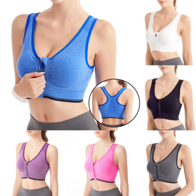  Damen Sport BH, Bustiers mit Kreuzträger ohne Naht für mehr Komfort 
