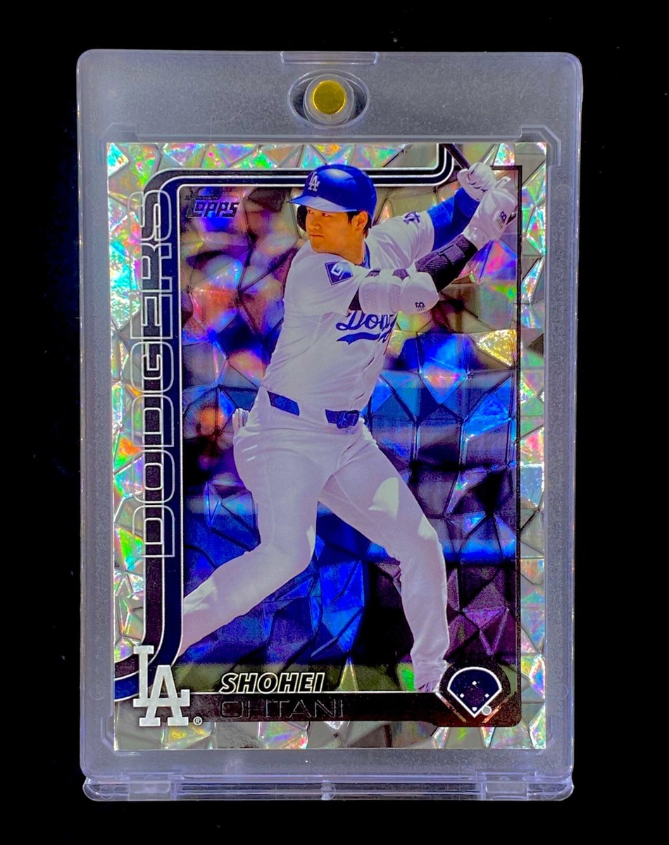 SHOHEI OHTANI CRACKED ICE REFRACTOR RARE 2025 TOPPS SERIES 1