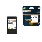 304XL fabriqué en France, 1 Cartouche d'encre compatible pour HP 304 XL Noir -