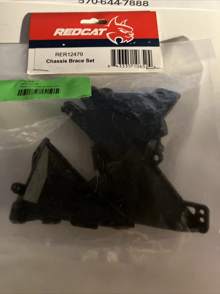 Redcat Kaiju RER12479 Chassis Brace &  RER12463 Lower Shock Guard - Image 3 of 4