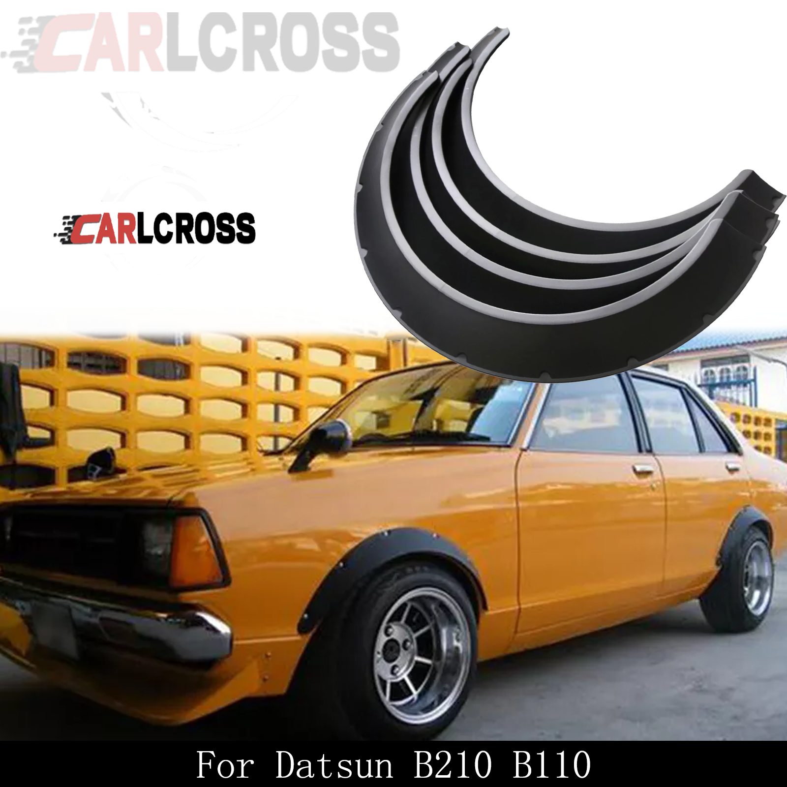 Fender Flares Over Wide Body Kit Wheel Arches Flexible For Datsun B210 B110