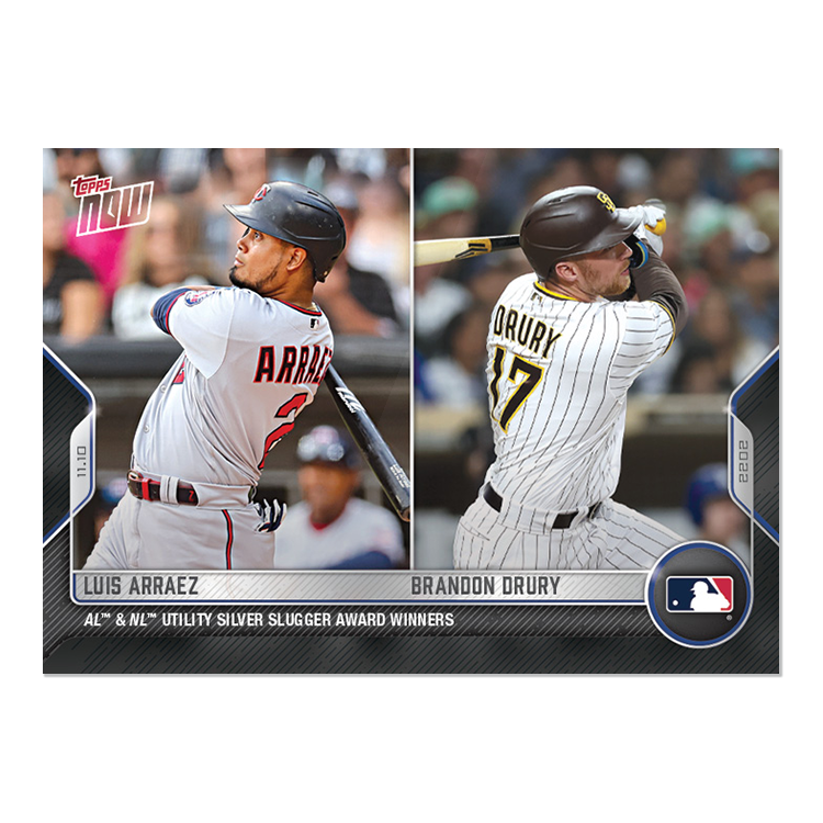 Luis Arraez/Brandon Drury - 2022 MLB TOPPS NOW® Card OS33 SILVER ...