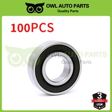 100 Pieces 6205 2RS Ball Bearing 25x52x15mm Rubber Sealed Deep Groove Bearings