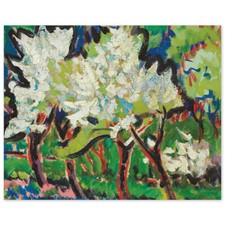 Ernst Ludwig Kirchner, Blühende Bäume IV, Poster