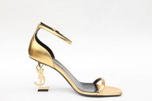 ysl opyum gold sandals