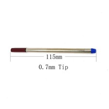1pcs 115mmx6mm 0.7mm Tip F5M07 Blue Rollerball Pen Refills M63 for LAMY Pico
