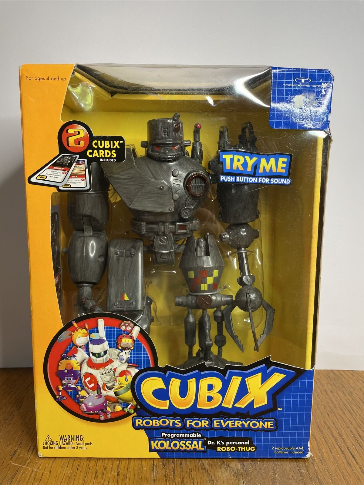 Cubix Robots For Everyone Programmable Kolossal Dr K’s Robo Thug NIB