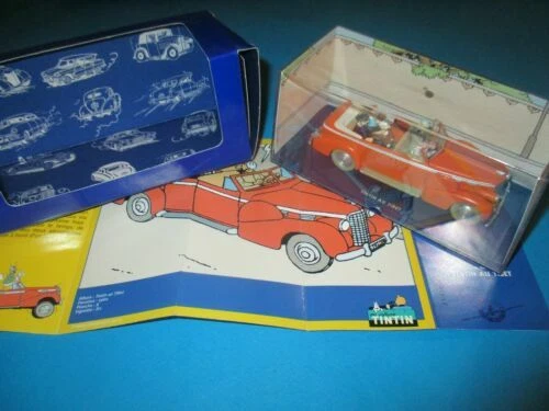 Voitures miniatures tintin