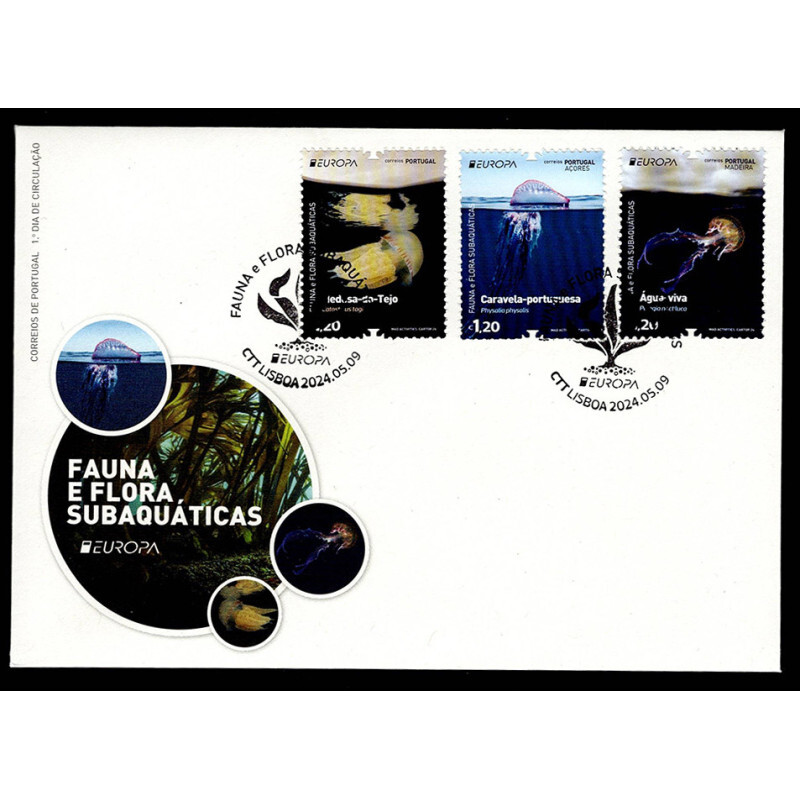 FR7509-2024 Portugal Posteurop Flora Y Fauna - Biodiversidad FDC