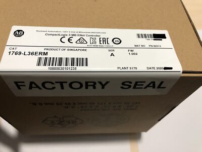 1769-L36ERM SER A CompactLogix 5370 L3 3MB ENet Controller Processor New Modules