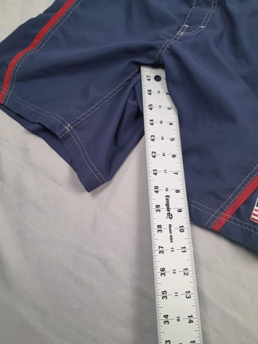 DISNEY STORE Men's Swim Trunks M 34 WAIST Mickey Mouse Board Shorts Usa Flag - Picture 15 of 17