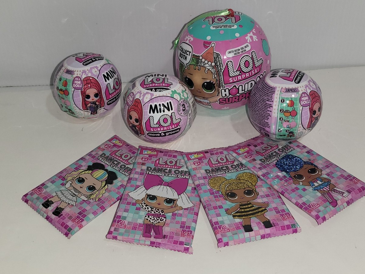 L.O.L. LOL Surprise! Dolls Mini Move Groove 2023 Holiday & Cards