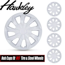17" Inch Set of 4 Wheel Covers Full Rim Snap On Hubcaps Fits R17 Tire &Steel Kit