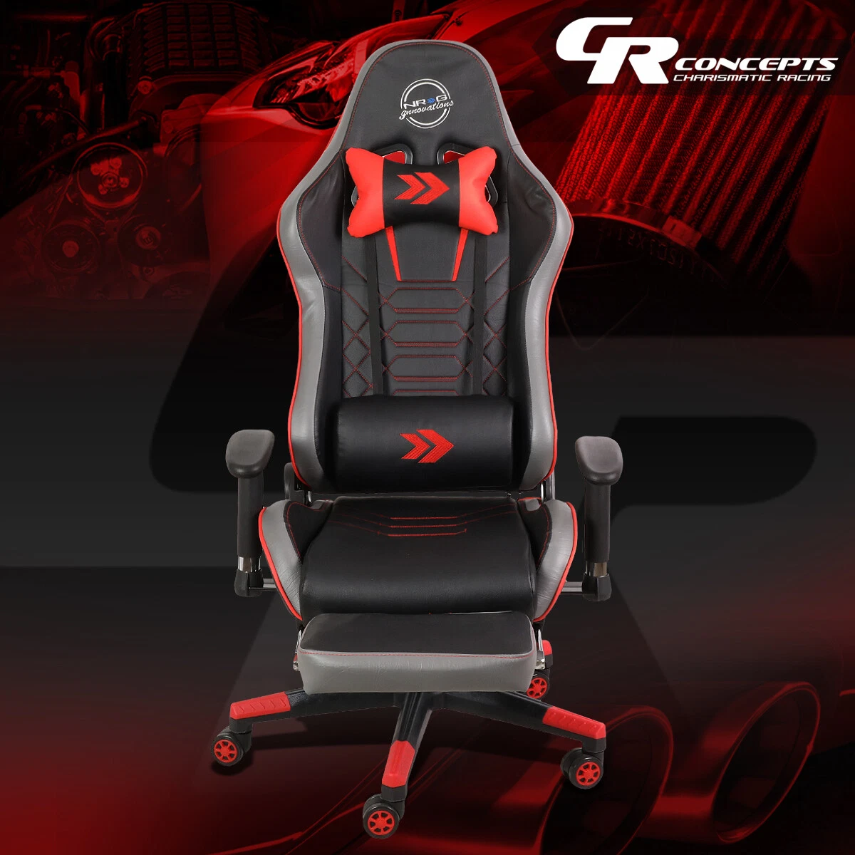 Leg rest gaming chair clearance