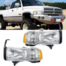 1994-2001 Dodge Ram 1500 2500 3500 Truck Headlightssignal Corner Lamps Pair Set