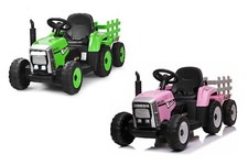 12V KIDS ELECTRIC RIDE ON TRACTOR WITH TRAILER & PARENTAL REMOTE CONTROL