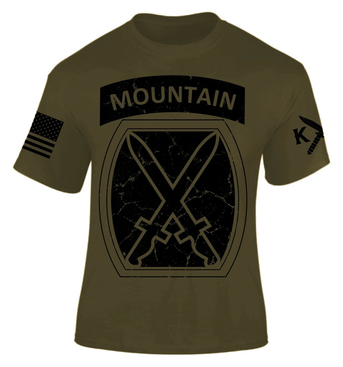 10th Mountain Division T-shirt I Patriot I Veteran I Freedom I