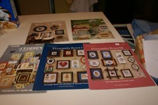 VINTAGE LOT OF 5 Bears Cross Stitch Booklets ASSORTED TYPES