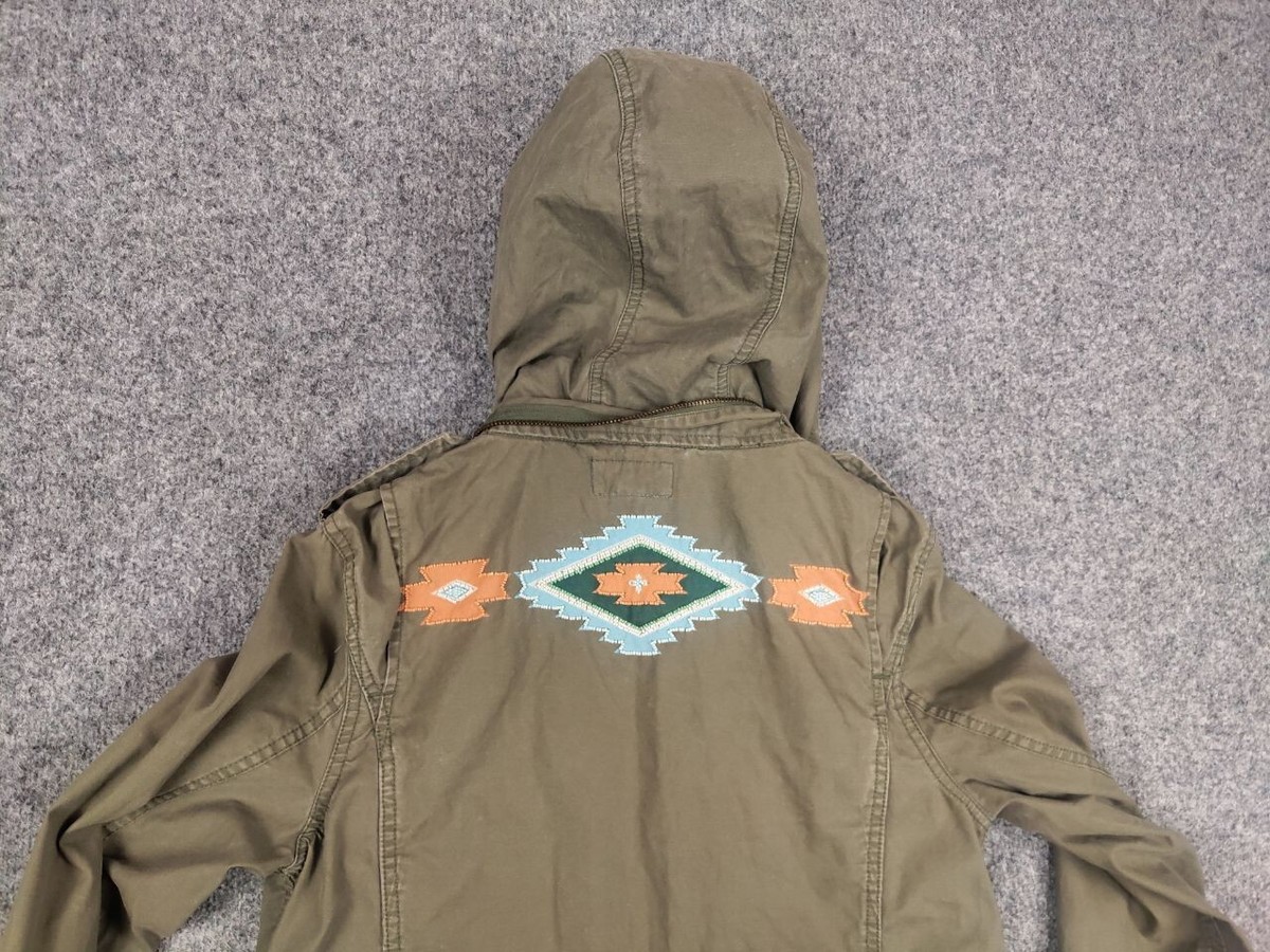 ジャケット・アウター 00s Ralph Lauren military hoodie jacket Polo Ralph Lauren Military Army M65 Skull Skeleton Patch