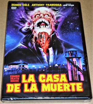 LA CASA DE LA MUERTE / Zombie death house ,1987 (Dvd) English Español - Precinta