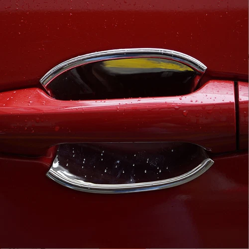 Manija de puerta lateral cromada para Toyota Tacoma 2016-2023 cubierta de tazón accesorios de moldura - Imagen 3 de 8