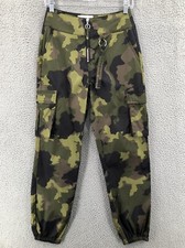 Wild Fable Jogger Cargo Pants Women  s Size 2 Army Military Camouflage Green 5795