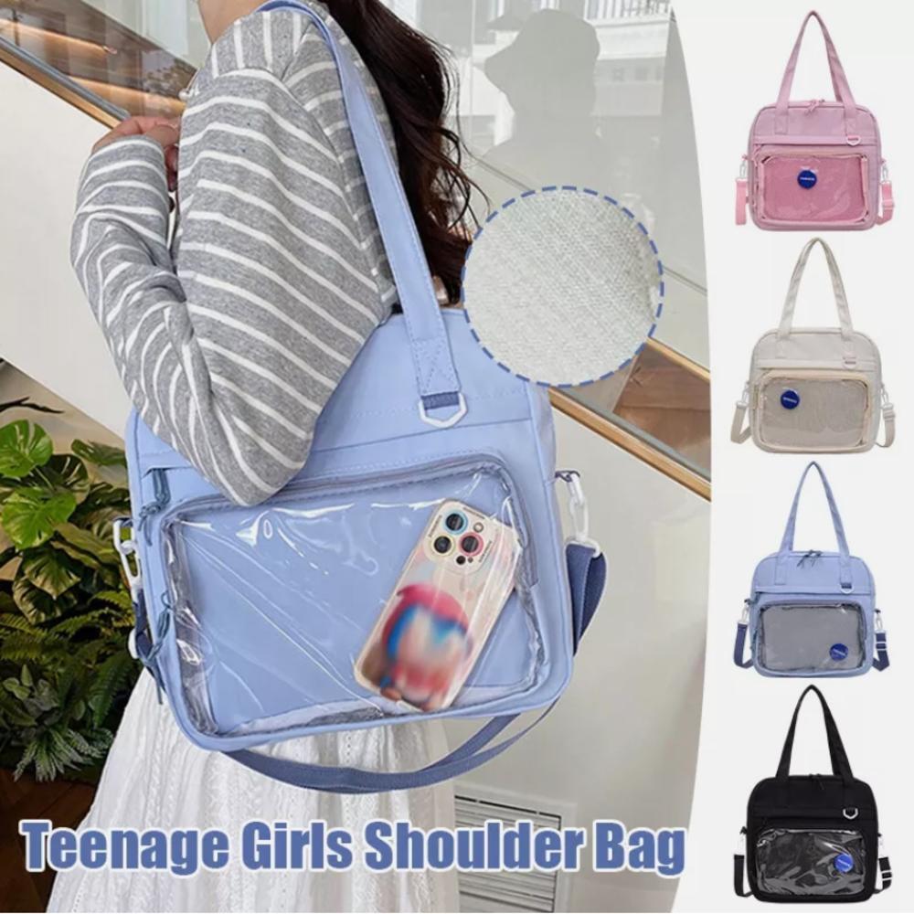 Large Handbags Nylon School Bag Teenage Girls Tote Shoulder Bag Crossbody Bag