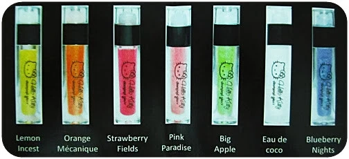 HELLO KITTY Diamante Gloss Al Frutta Rollon Labbra Trasparente Glitterato Limone - Immagine 2 di 2