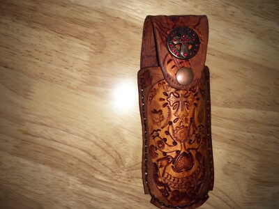 Handmade Leather Folding Knife/ Double/Single  Stack Magazine Pouch 