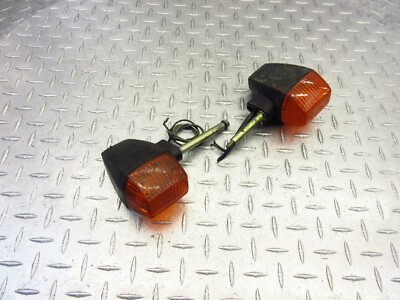 1984 83 84 Kawasaki GPZ 1100 ZX1100 OEM Front Turn Signals Blinkers Indicators