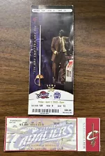 RARE 2005 Cleveland Cavaliers Lebron James Full Unused Ticket & Food Voucher