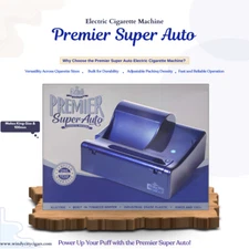 Premier Super Auto Power Cigarette Tobacco  Machine King & 100s