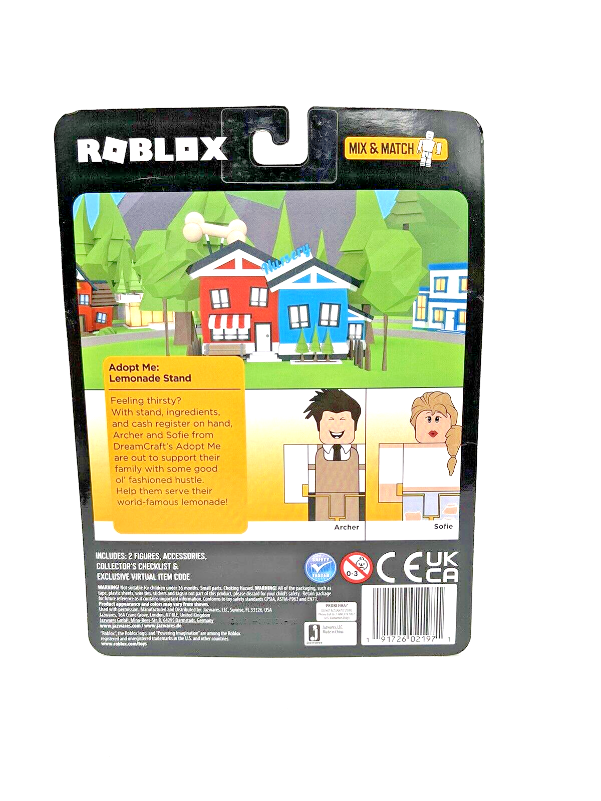 Roblox Celebrity Collection - Adopt Me: Lemonade Stand-Game-Pack [Includes  Exclusive Virtual Item]