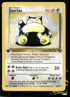 1999 Pokemon Jungle 27 Snorlax 1st Edition LP