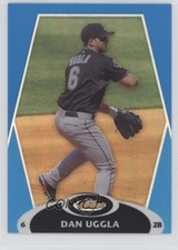 2008 Topps Finest Blue Refractor 235/299 Dan Uggla #34 3y4