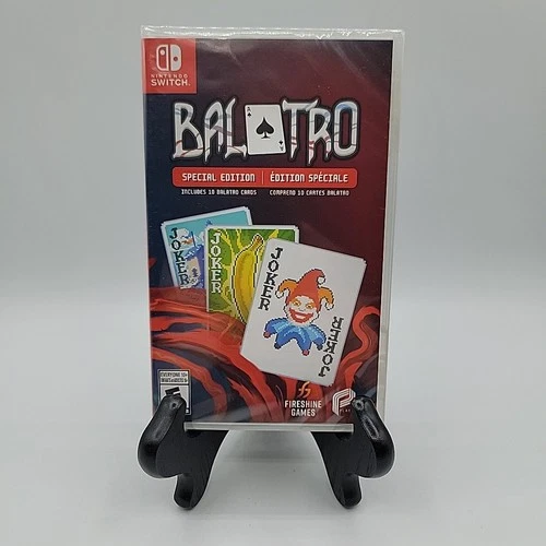 Balatro Special Edition w/ 10 Balatro Cards Nintendo Switch Brand New SEALED