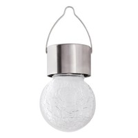Rabalux Yola Solarlampe Solar LED RGB Satin-Chrom IP44 135 Mm