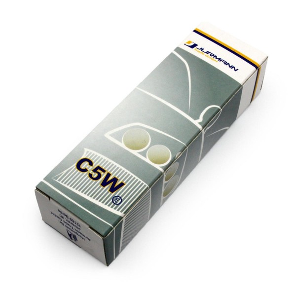 Halogen Lampen C5W Von Jurmann Trade 10 StüCk 12V 5W SV8.5-8 TOP Qualitat FüR VW-image