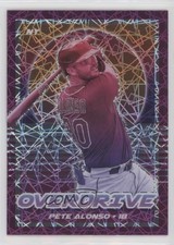 2021 Panini Chronicles Overdrive Purple Velocity Prizm Pete Alonso #22 ut4