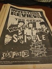 Sex Pistols Original 1979 Full Page Music Press Ad Great Rock N Roll Swindle