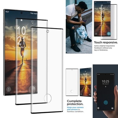 2-Packs For Samsung Galaxy Note10/Note10+ Clear Tempered Glass Screen Protector