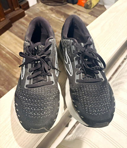 Brooks Glycerin Max Men’s Running Shoes Black/White Low Top Lace-Up Rubber