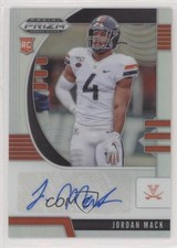 2020 Panini Prizm Draft Picks Rookies Silver Jordan Mack #180 Auto fm0