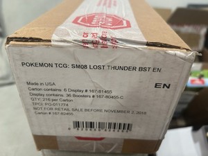 lost thunder booster box ebay Lost Thunder Booster Box