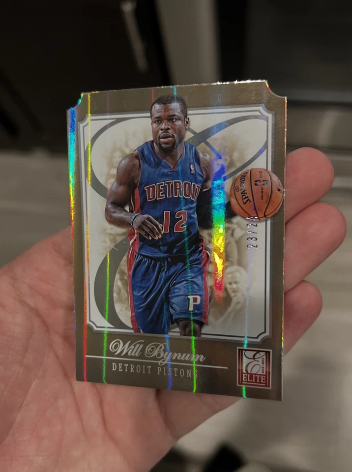 2012-13 Elite Status Gold Die-Cut /24 SSP Will Bynum #157 Detroit Pistons - Image 3 of 4